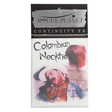 what does a colombian necktie look like